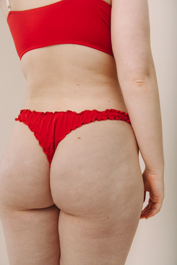 Pantie Cata Less [B39] Algodón Rojo