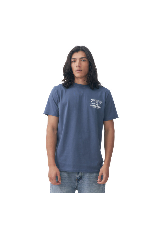 Quiksilver Remera TIME TESTED Hombre - Azul Azul
