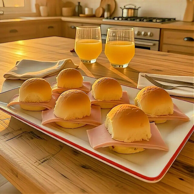 6 Pebetes de Jamón 6 Pebetes de Jamón