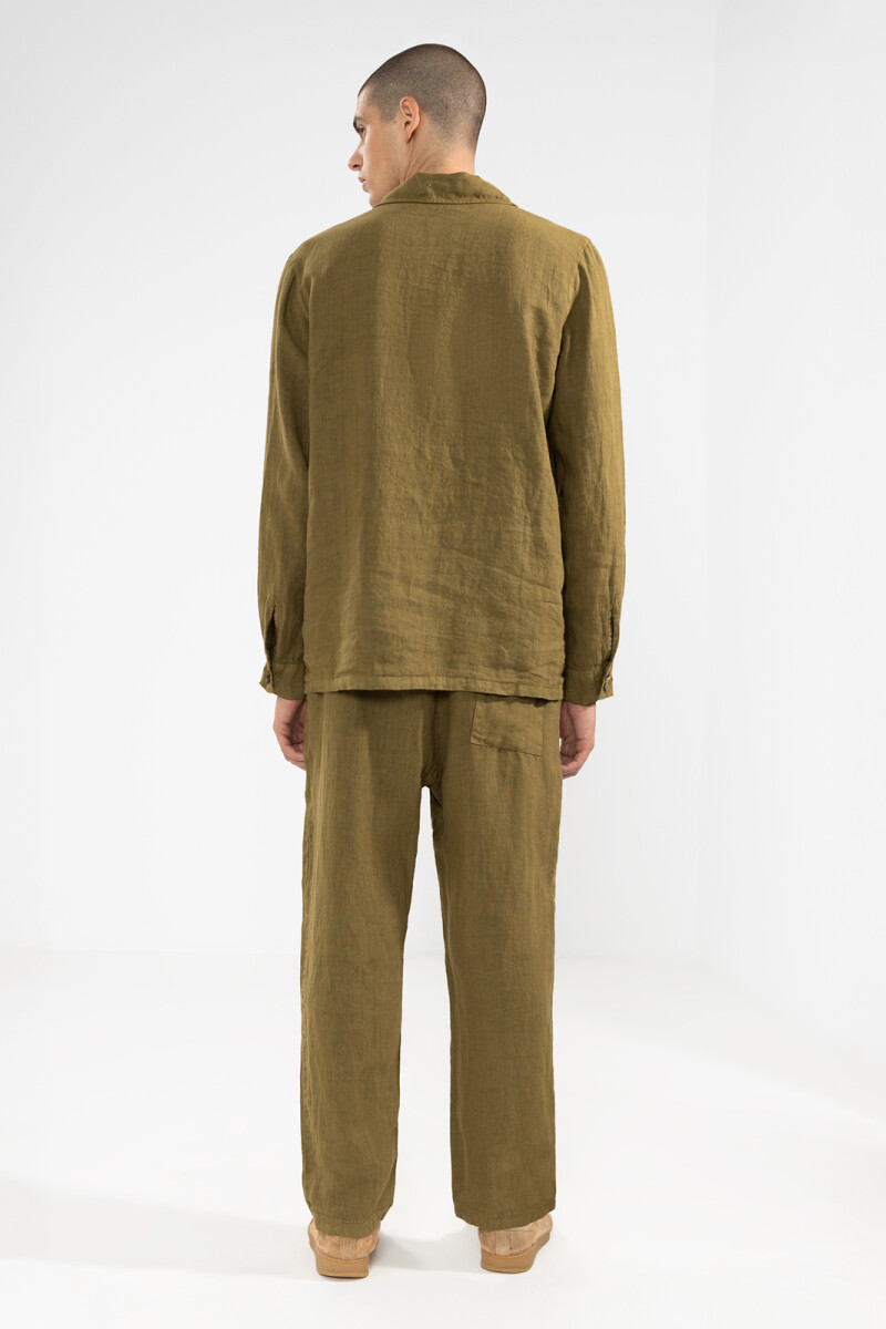PREMIUM LINEN JACKET Oliva Pol