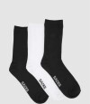 Pack x 3 medias hombre lisas media caña Variante 43