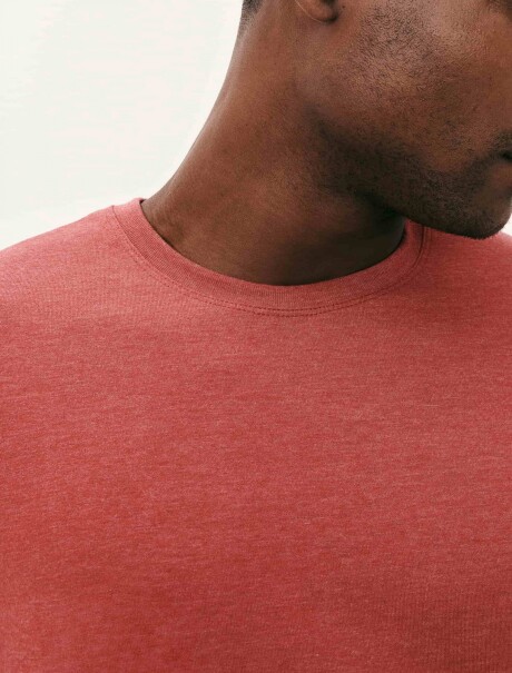 CAMISETA BÁSICA UNISSEX REGULAR WORLD ROSADO