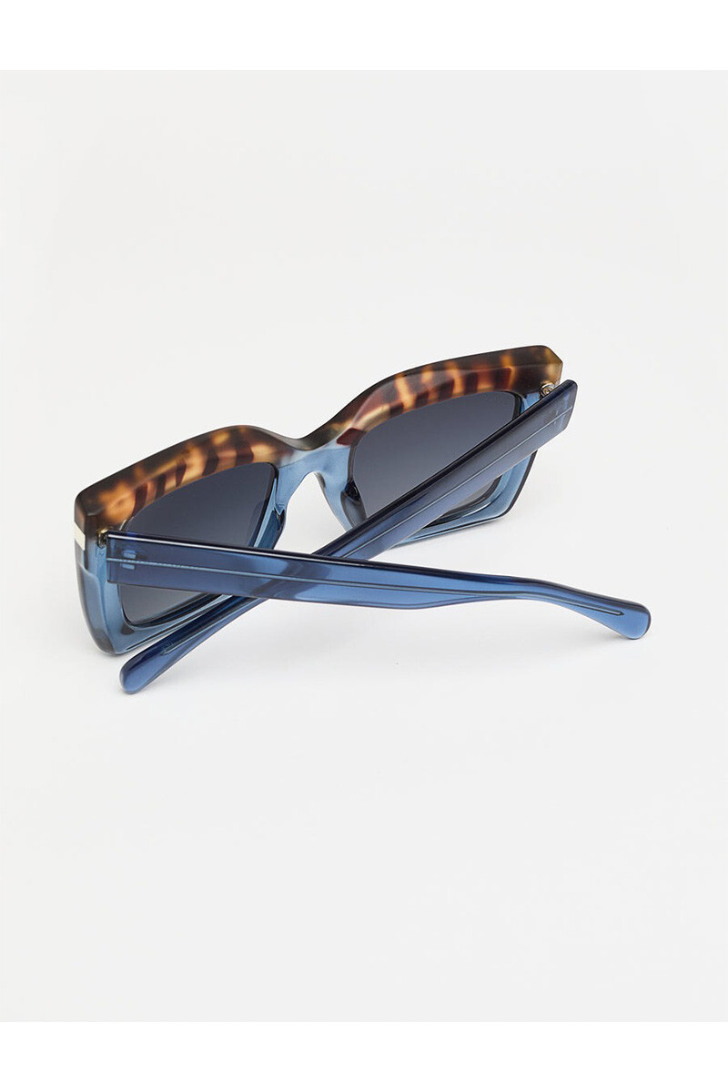 Lentes Tiwi Mali Tricolor Green Tortoise/blue /beige With Blue