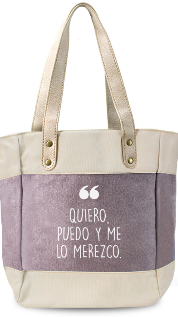 BOLSA MATERA ANDORRA UVA QUIERO, PUEDO Y ME LO MEREZCO