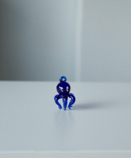 DIJE PULPO AZUL