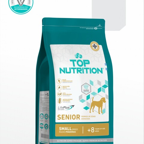 TOP NUTRITION PERROS SENIOR RAZAS PEQUEÑAS X 7,5 KG Top Nutrition Perros Senior Razas Pequeñas X 7,5 Kg