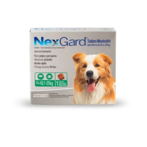 Nexgard Para Perros 10 a 25Kg - 1unidad Nexgard Para Perros 10 a 25Kg - 1unidad