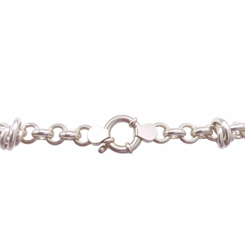 Cadena Rolo Enlazado - Plata 925 - Sin Piedra - CD3467 sinpiedra