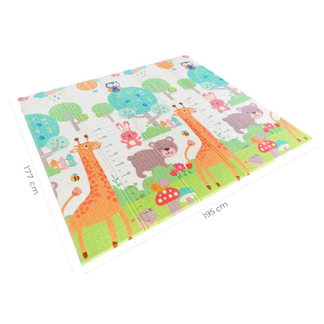 Alfombra Antigolpes Reversible Plegable Carestino 177x195cm Aventura