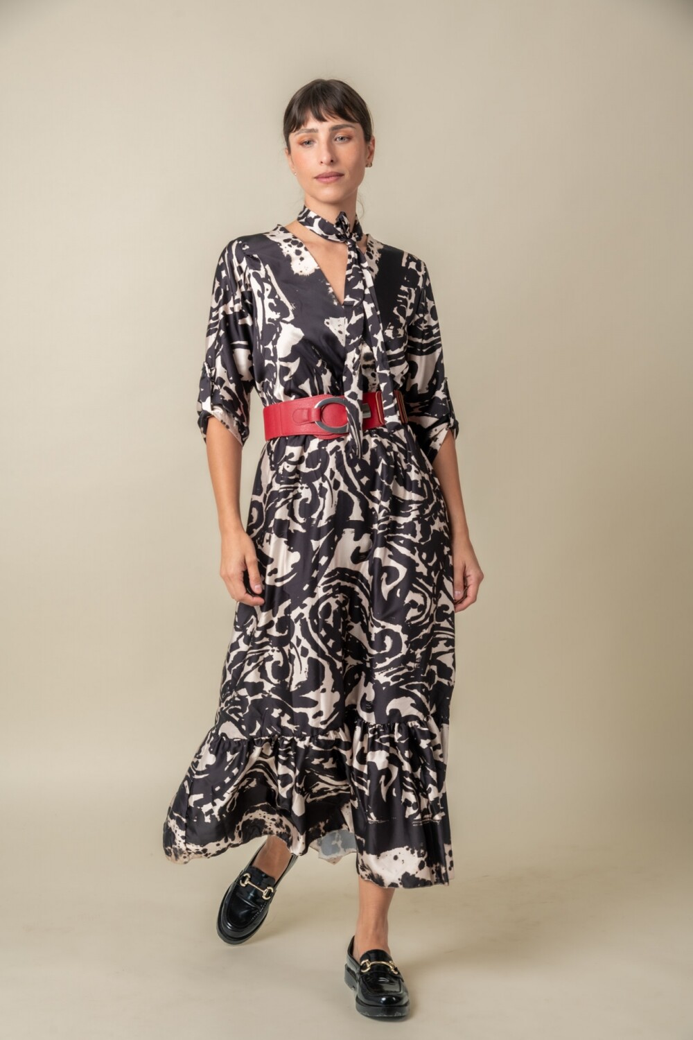 VESTIDO LIRIO DE LUNA Negro