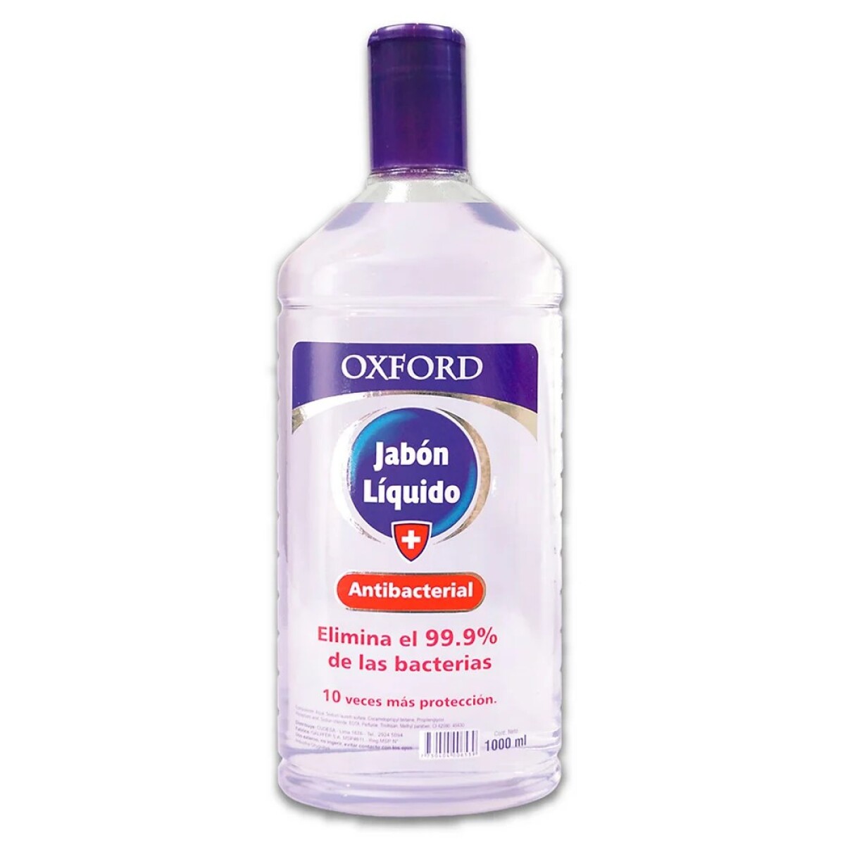 Jabón Líquido Antibacterial 1 L – Oxford 