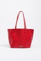 BOLSO SHOPPER MEDIANO Rojo