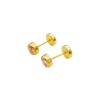 Abridores Punto de luz-Oro 18k-Piedra Zirconia-AB9527 conpiedra