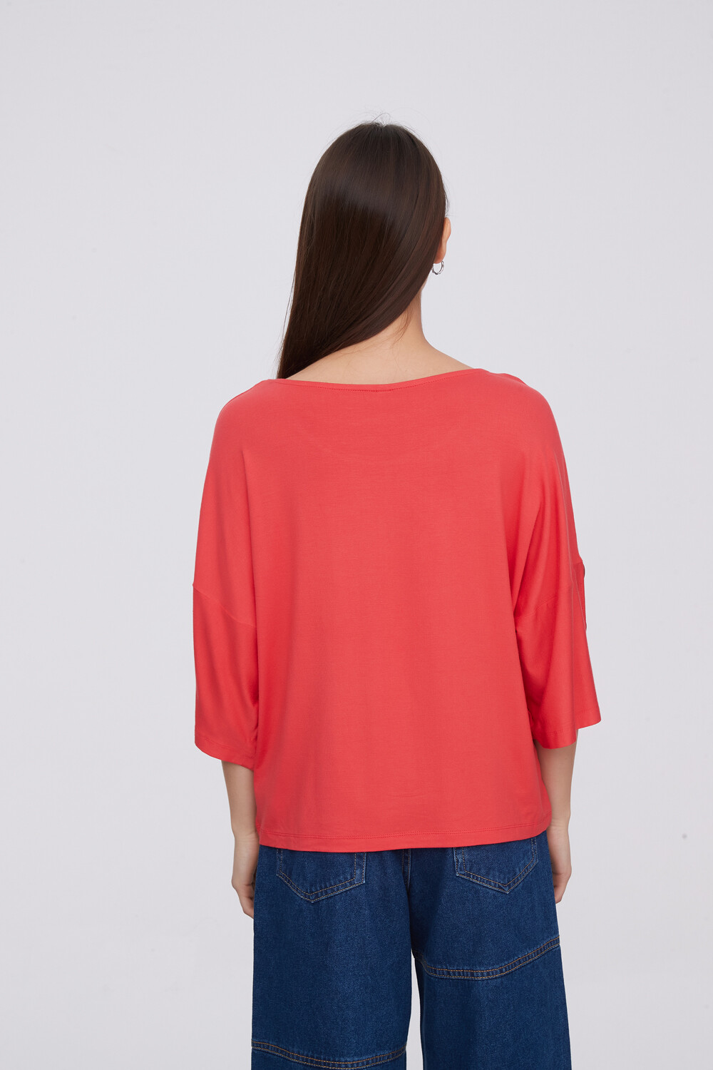 Remera Miky Rojo Coral