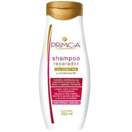 SHAMPOO PRIMICIA REPARADOR C/KERATINA 250 ML SHAMPOO PRIMICIA REPARADOR C/KERATINA 250 ML