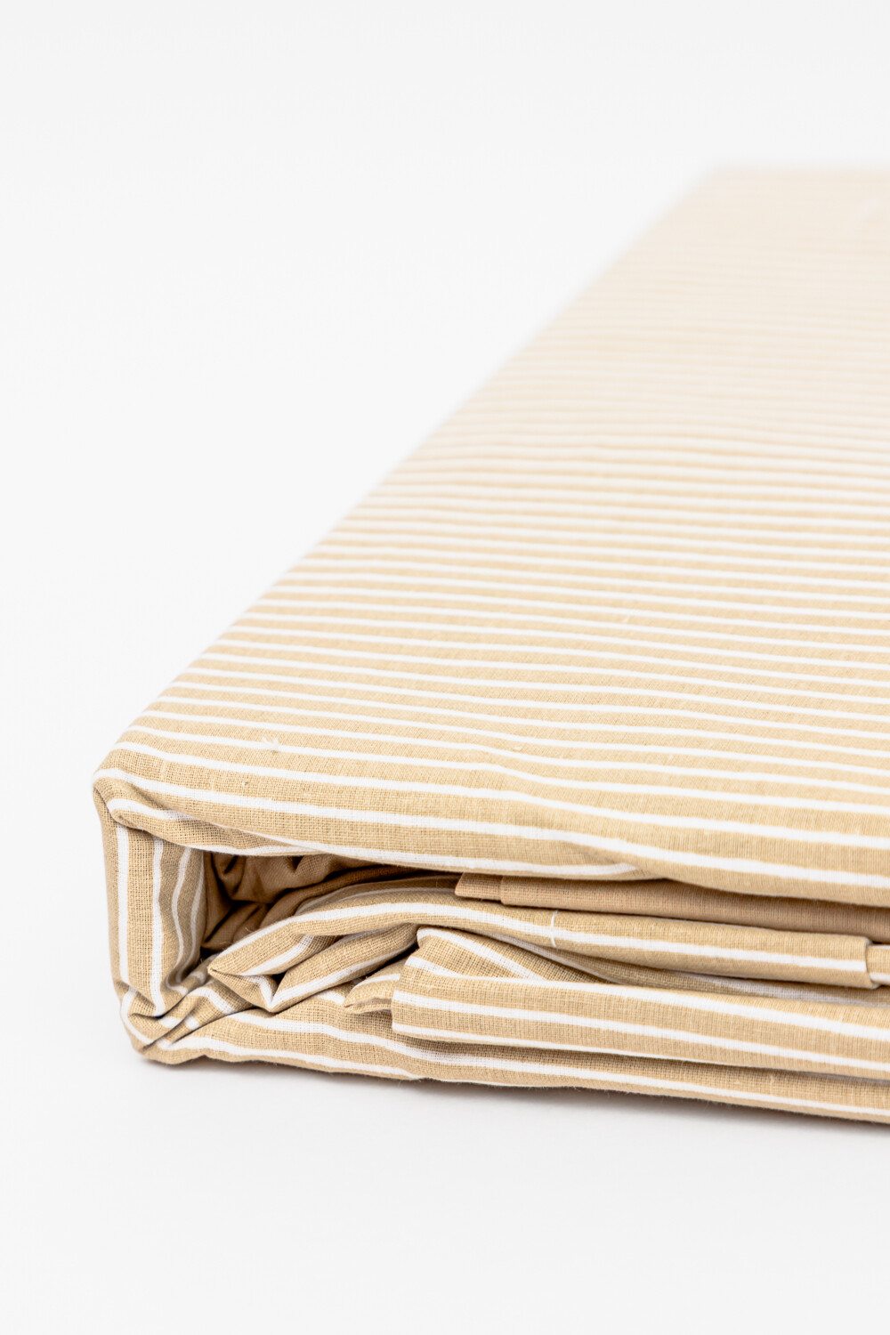 Sábanas 1 1/2 Plaza 144 Hilos Stripes Taupe / Mink / Vison