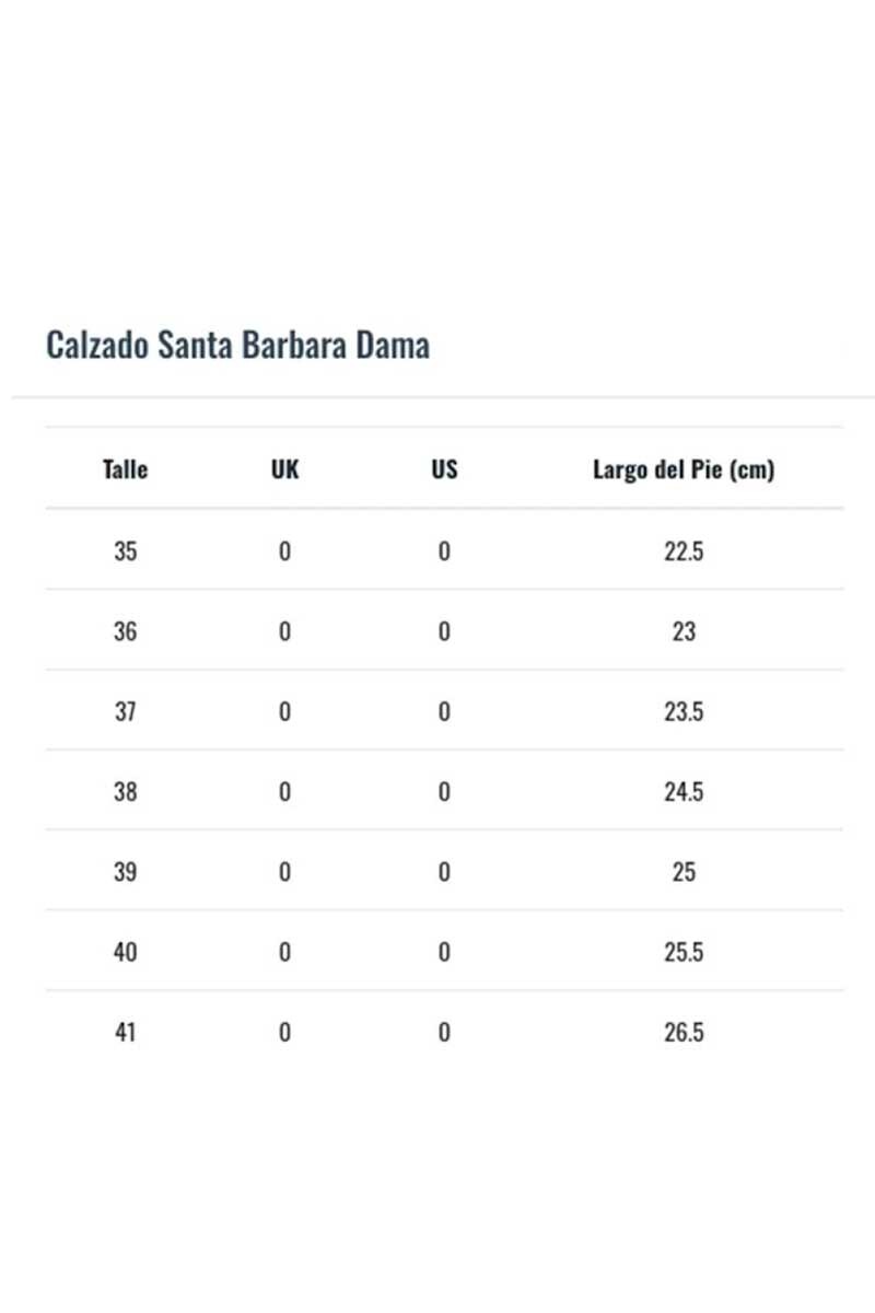 CALZADO DEPORTIVO SANTA BARBARA TORRENCE Negro