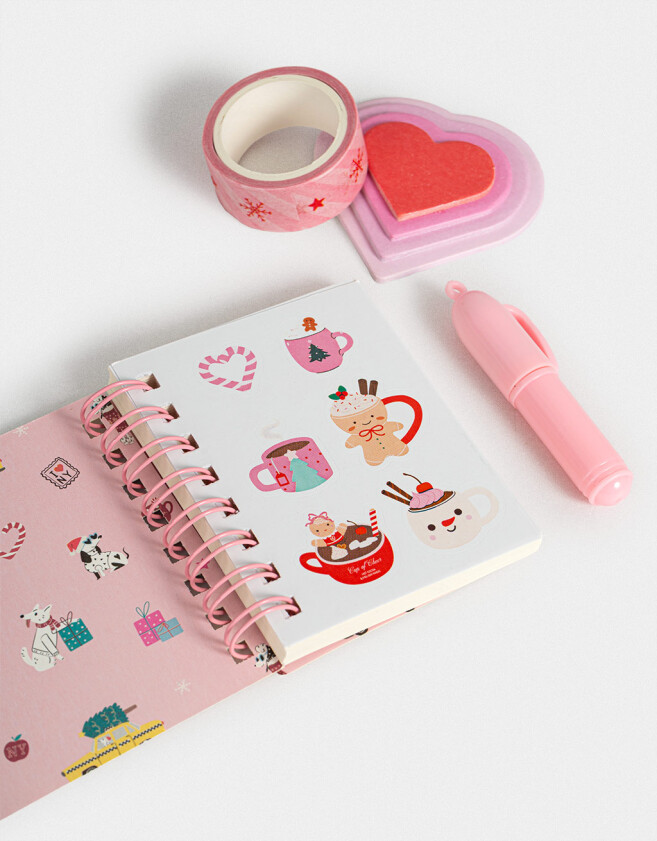 Librería Sets PVC Estampado Mini Set De Librería Con Charm - Combinacion Multicolor