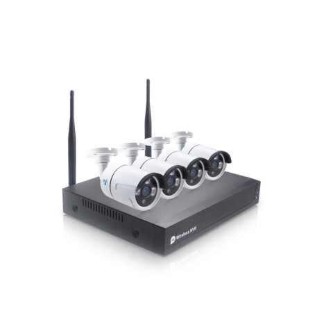 Kit de Seguridad Wifi Tuya Smart NVR 4 canales + 4 cámaras 2 Unica