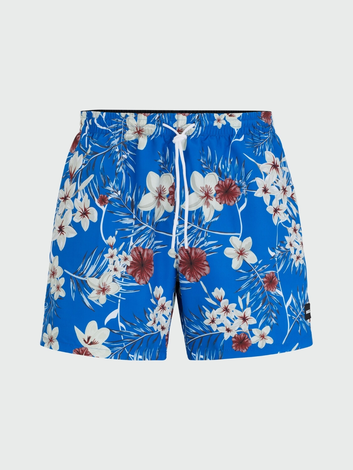 BOSS Black - Short Baño Estampado Azul