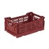 MINI Canasto Plegable Mini - Tile Red