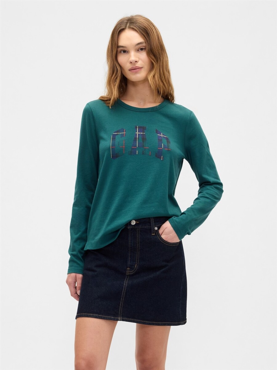 Remera Logo Gap Mujer - June Bug 2 
