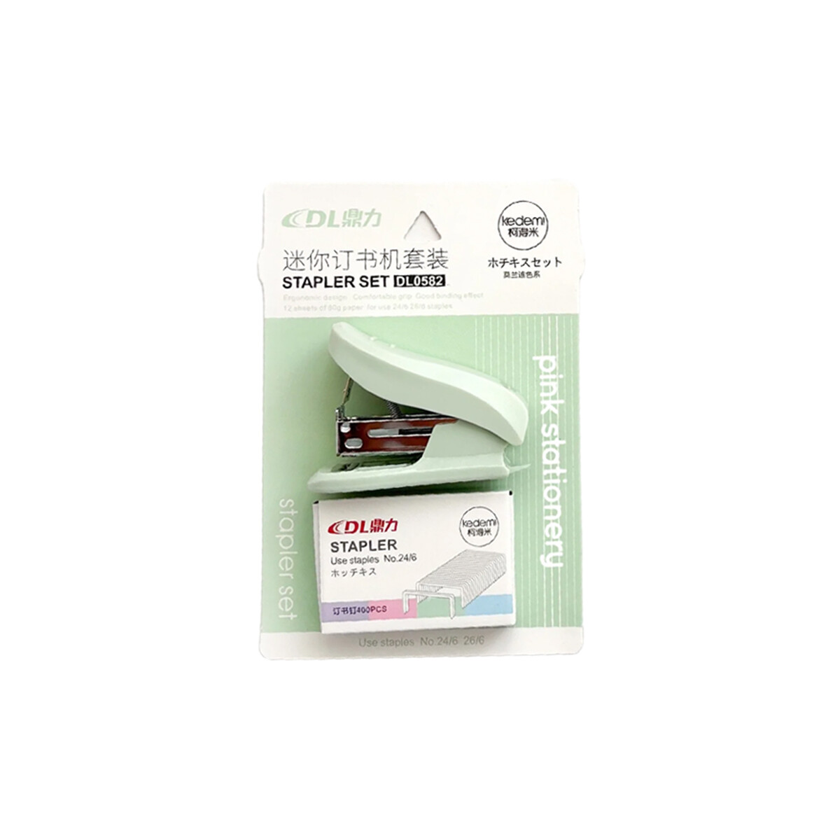 Engrampadora color pastel - Verde 