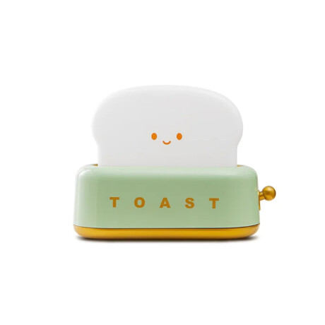Lampara veladora diseño de tostadora Verde