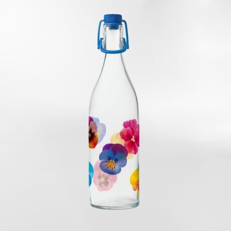 BOTELLA POP FLOWER BLANCO