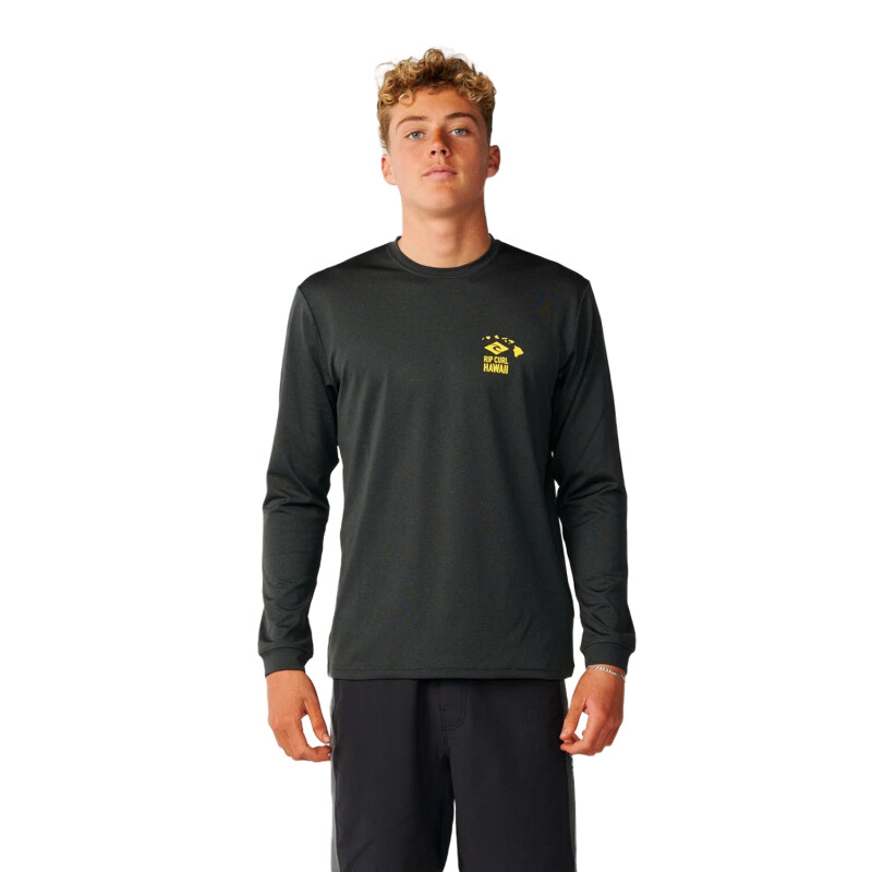 Lycra Rip Curl Hawaii Desto Upf - Negro Lycra Rip Curl Hawaii Desto Upf - Negro