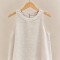 Musculosa Pat Lino Beige Melange
