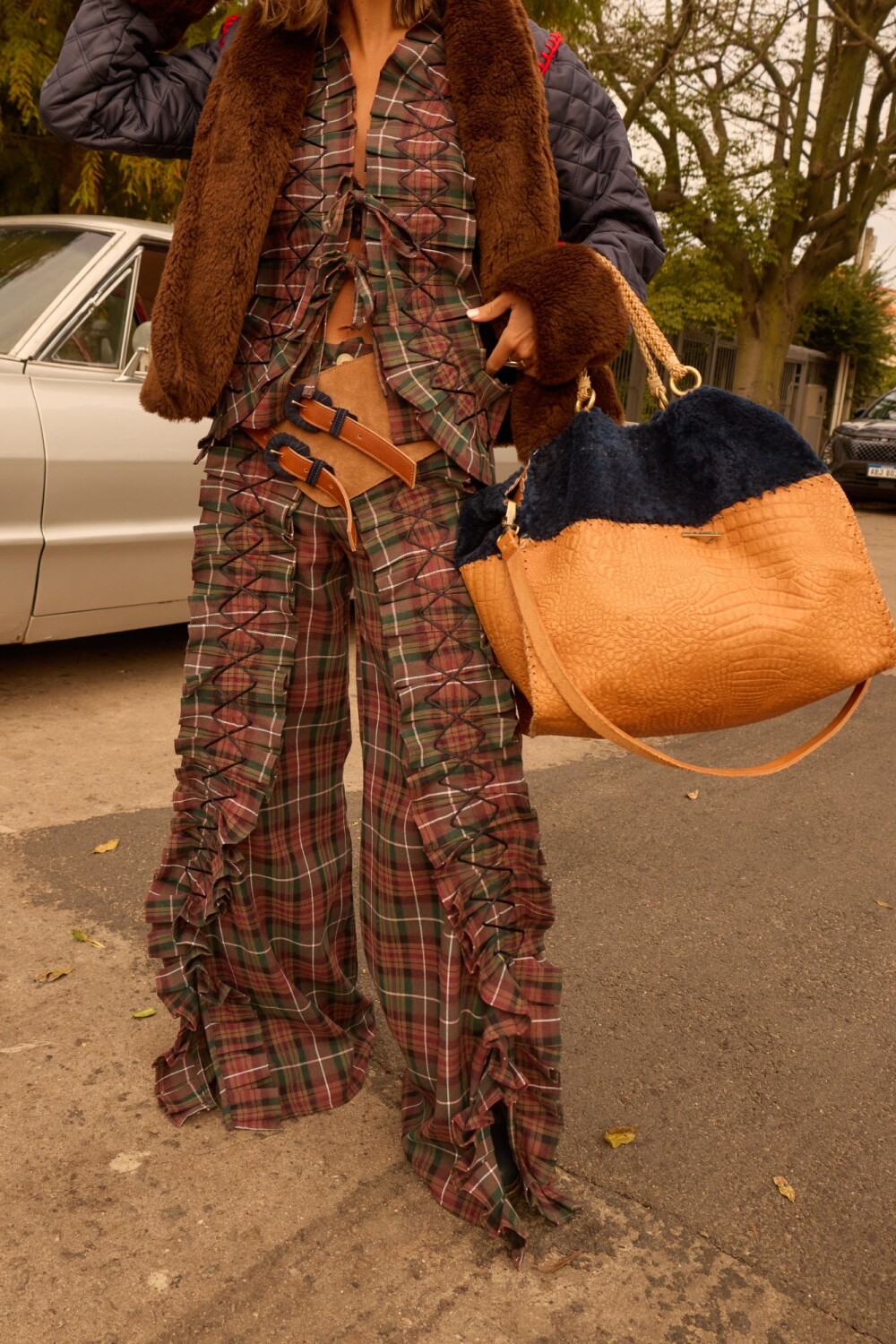 Cuadrillé Dancing Queen Pants Bordeaux / Verde