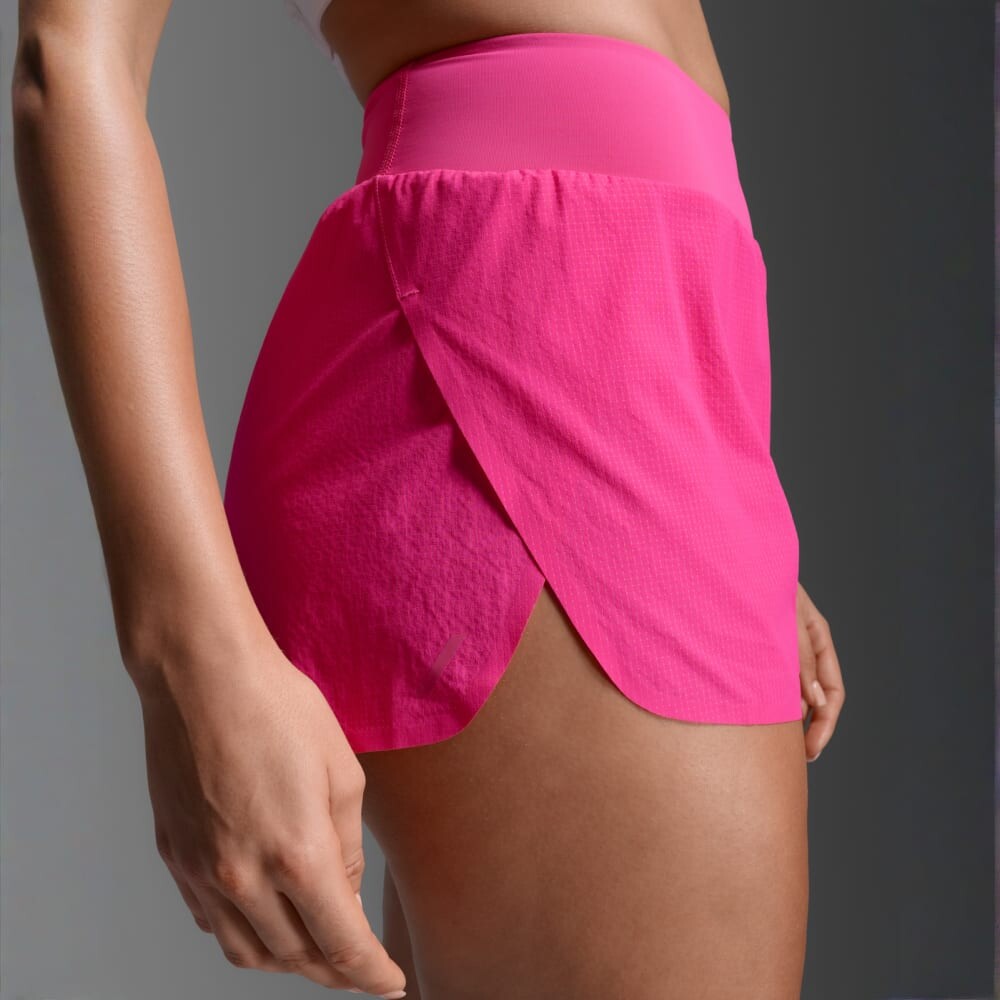 Short Running Light Speed Hi-Rise 3 Inch Short Mujer Fuchsia/fuchsia Reflective