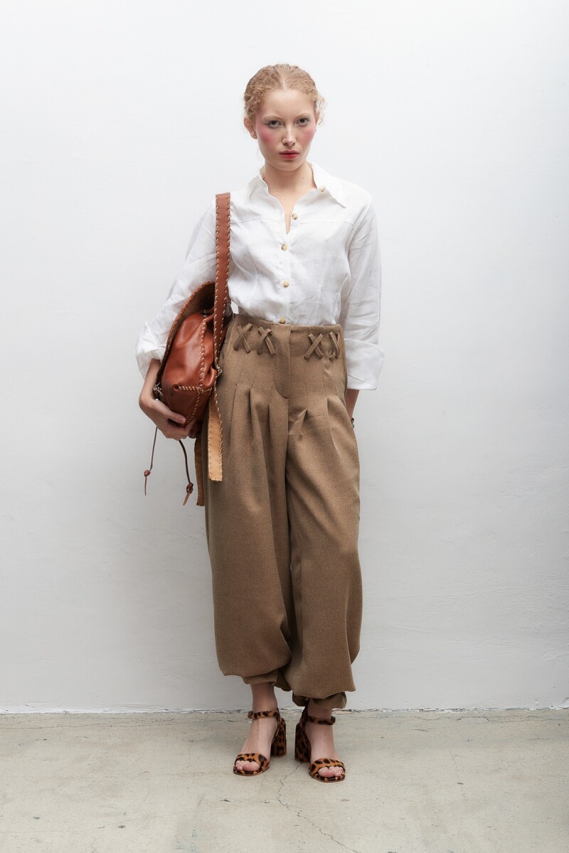 Cross Pants Mostaza