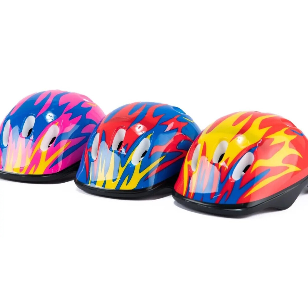 Casco De Protección Niña/o - bicicleta - Skate - Monopatin 5-8 Años AZUL