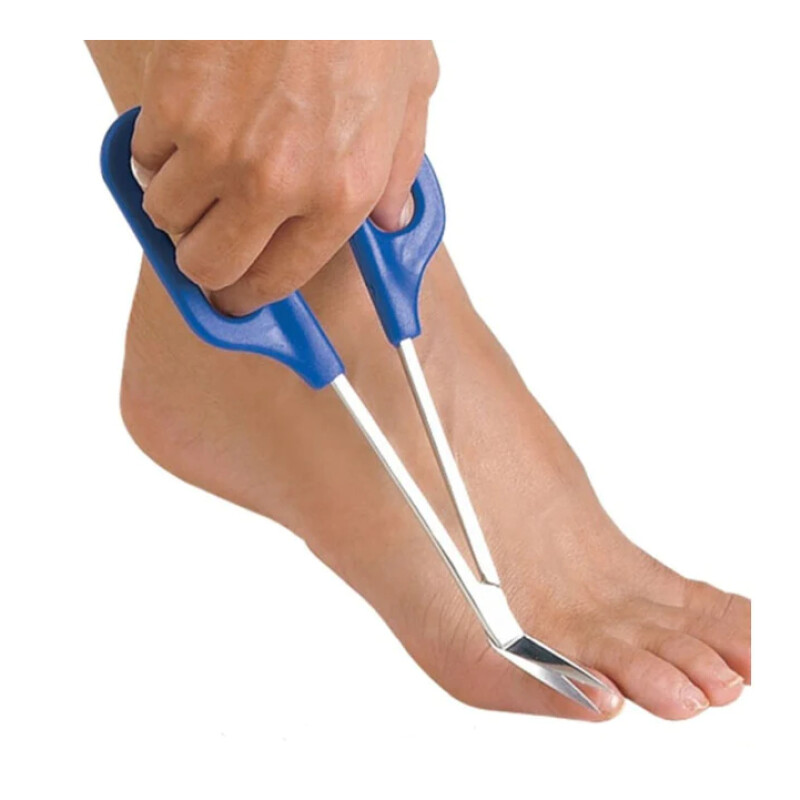 Corta uñas en Tijera alargado ergonomico Sin Color