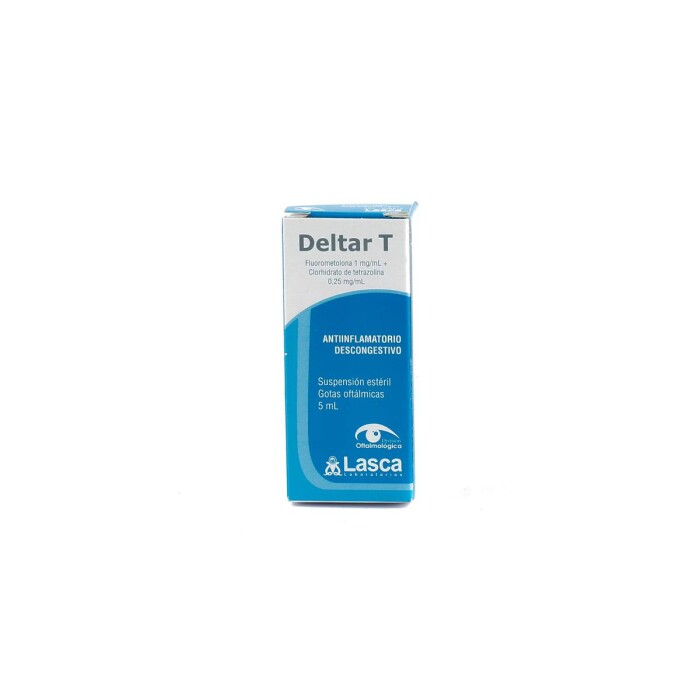 DELTAR T GTS. OFTALM. FR. X 5 ML. única