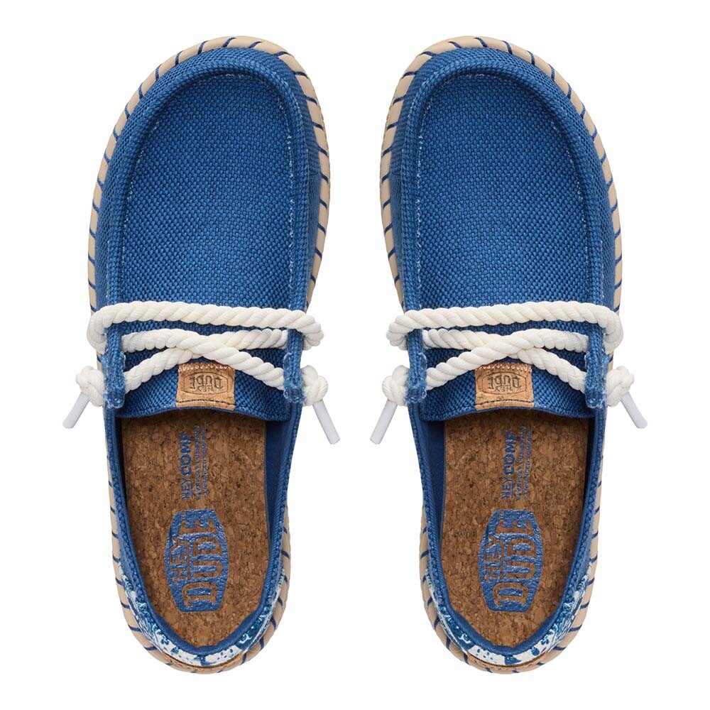Wendy Espadrille Hibiscus Ensign Blue/Multi