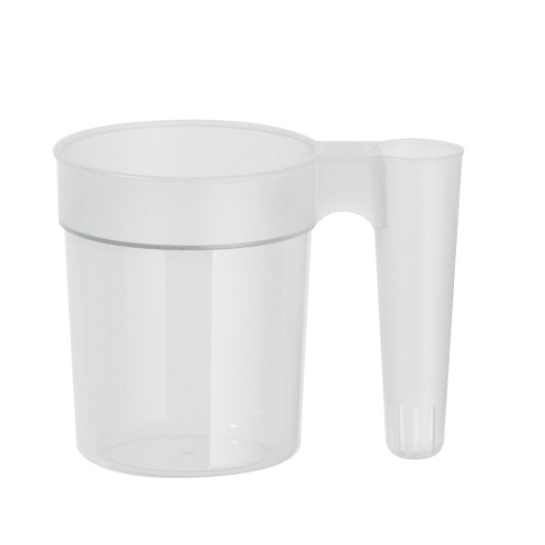 Taza portacepillo blanco
