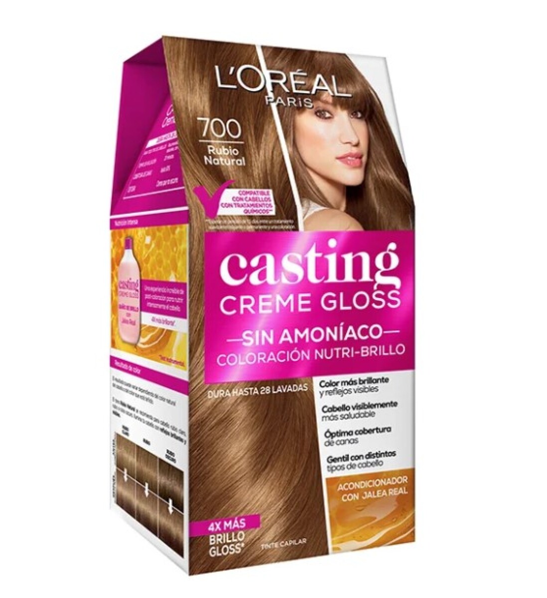 L´oréal Casting creme gloss sin amoníaco - Tono 700 Rubio natural 