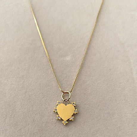 Collar LOVELY en acero dorado Collar LOVELY en acero dorado