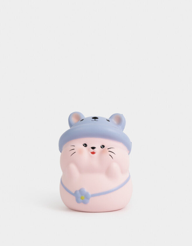 Lúdico Squeeze Squishy Gatito Con Sombrero - Combinacion Bicolor