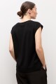 Chaleco escote V negro
