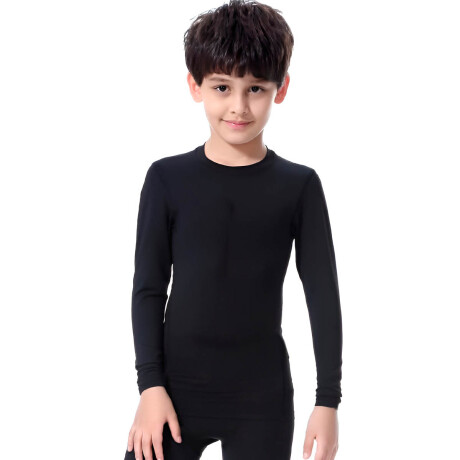 Set X3 Remeras Térmicas Manga Larga Para Niño Deporte Vst006017-130