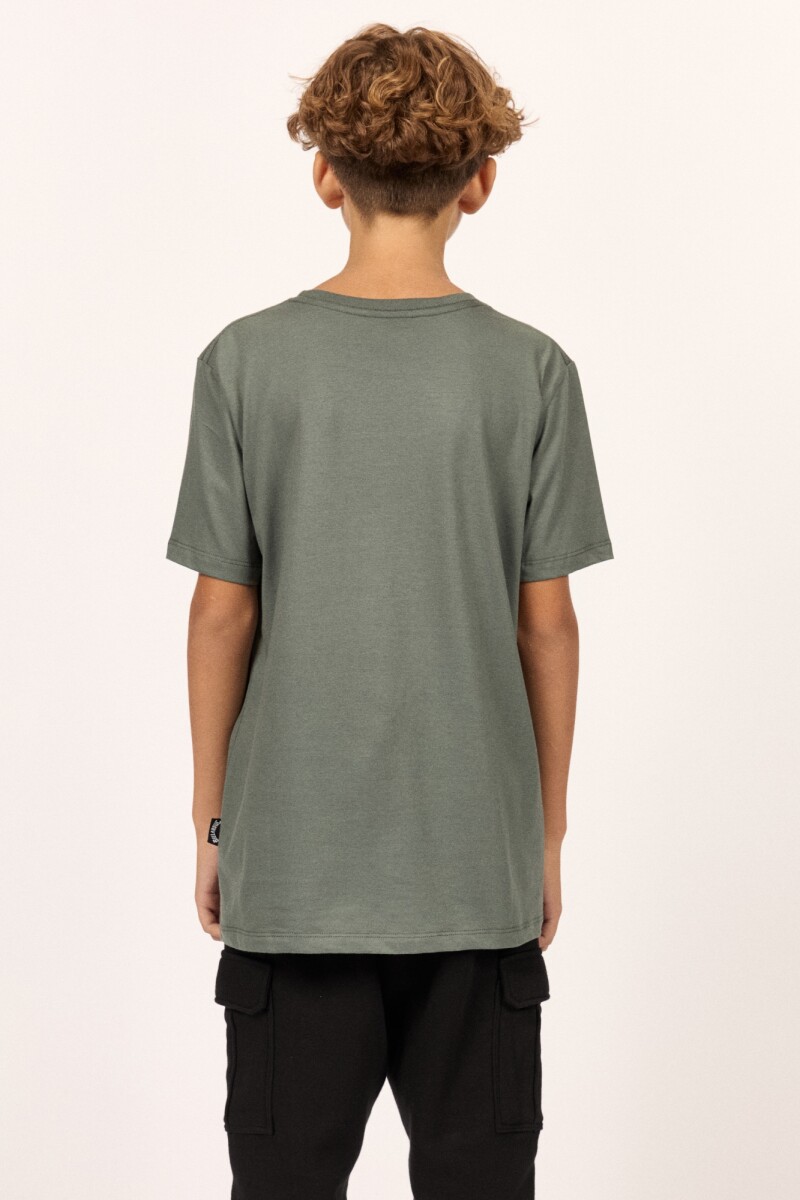 REMERA DOUBLE RIPPLE TEE BOYS M-militar
