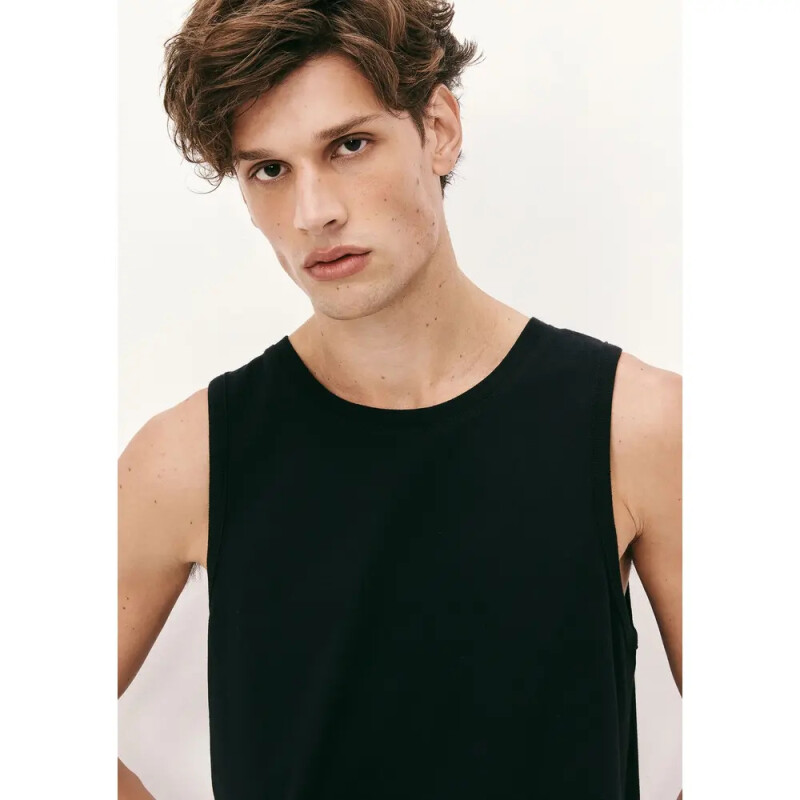 CAMISETA REGATA MASC PRETO ESCURO