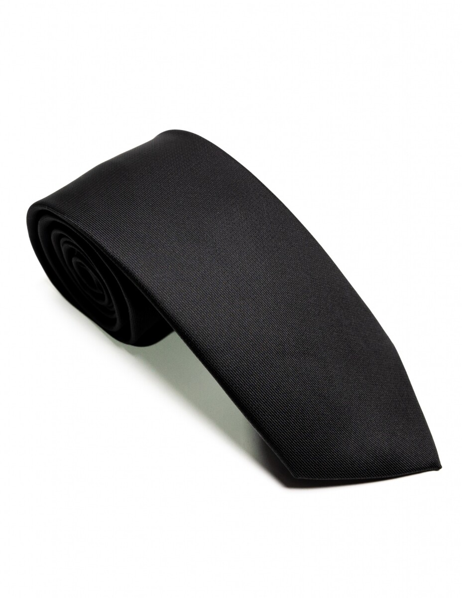 Corbata 8 cm - BLACK 