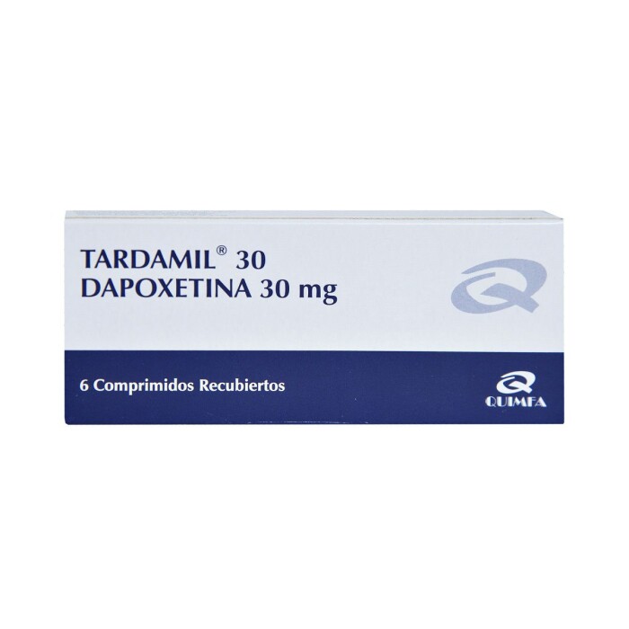 TARDAMIL 30 MG. CJ X 6 COMP. única