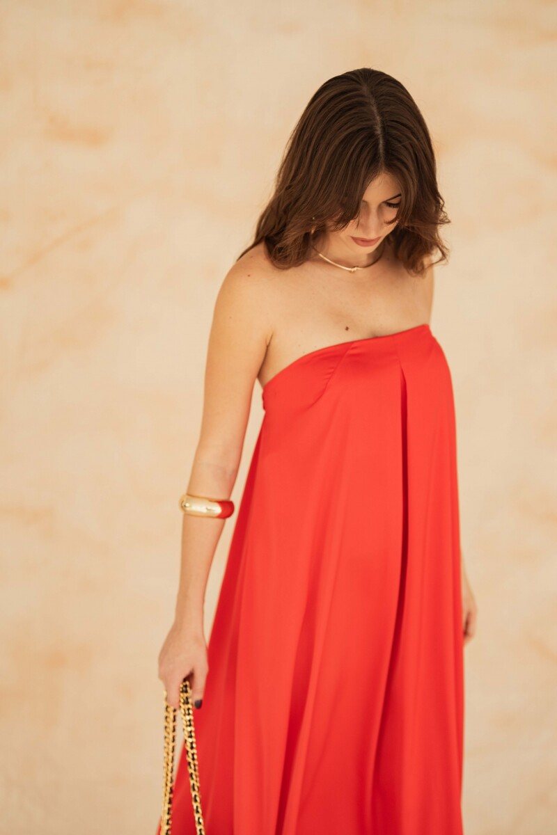 VESTIDO PALMA MAXI ROUGE VESTIDO PALMA MAXI ROUGE