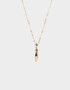 Cadena Corta con Dije Con corazón Collar Corto Con Dije Con Corazón - Dorado